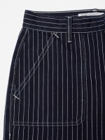 Nudie Jeans Damen Hose Asta Pinstripe Denim