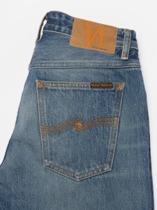 Nudie Jeans Damen Hose Sharp Charlie Gravel Stone