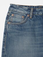 Nudie Jeans Damen Hose Sharp Charlie Gravel Stone
