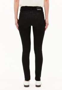 Armedangels Damen Jeans Tillaa Mid Skinny rinse black
