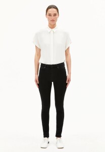 Armedangels Damen Jeans Tillaa Mid Skinny rinse black