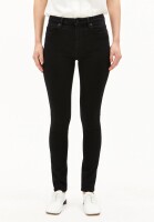 Armedangels Damen Jeans Tillaa Mid Skinny rinse black