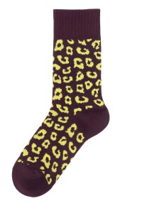 Albero Natur Unisex Strümpfe Leo Magenta/Lemonade