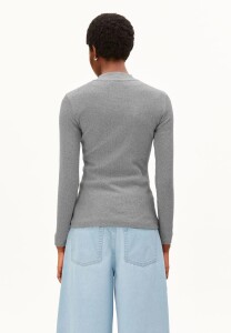 Armedangels Damen Longsleeve Fatimaara silver melange