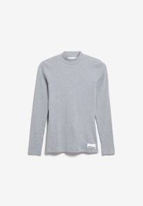 Armedangels Damen Longsleeve Fatimaara silver melange