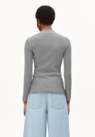 Armedangels Damen Longsleeve Fatimaara silver melange