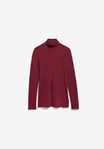 Armedangels Damen Longsleeve Grazilianaa Soft velvet red