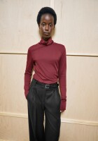 Armedangels Damen Longsleeve Grazilianaa Soft velvet red