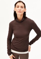 Armedangels Damen Longsleeve Grazilianaa Soft claystone