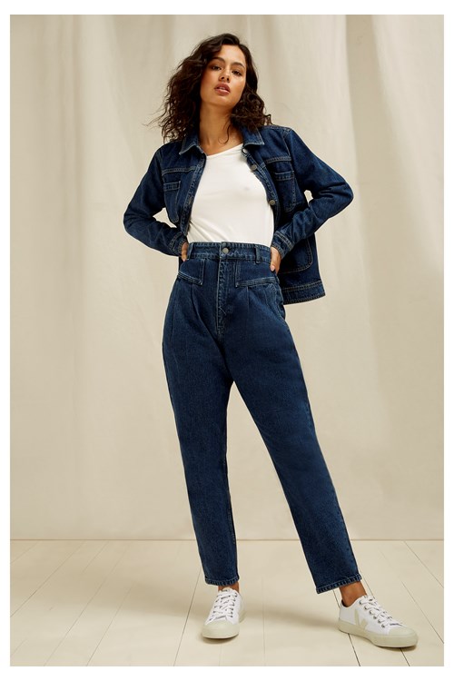 PeopleTree Damen Hose Federica Tapered Jeans