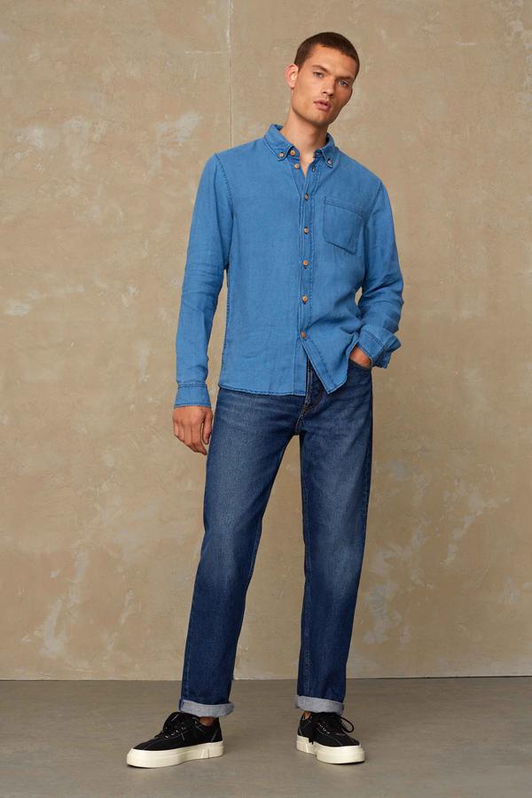 Kings of Indigo Herren Jeans Kong pure indigo worn
