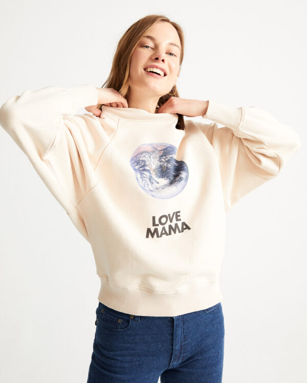 Thinking Mu Damen Sweatshirt LOVE Mama